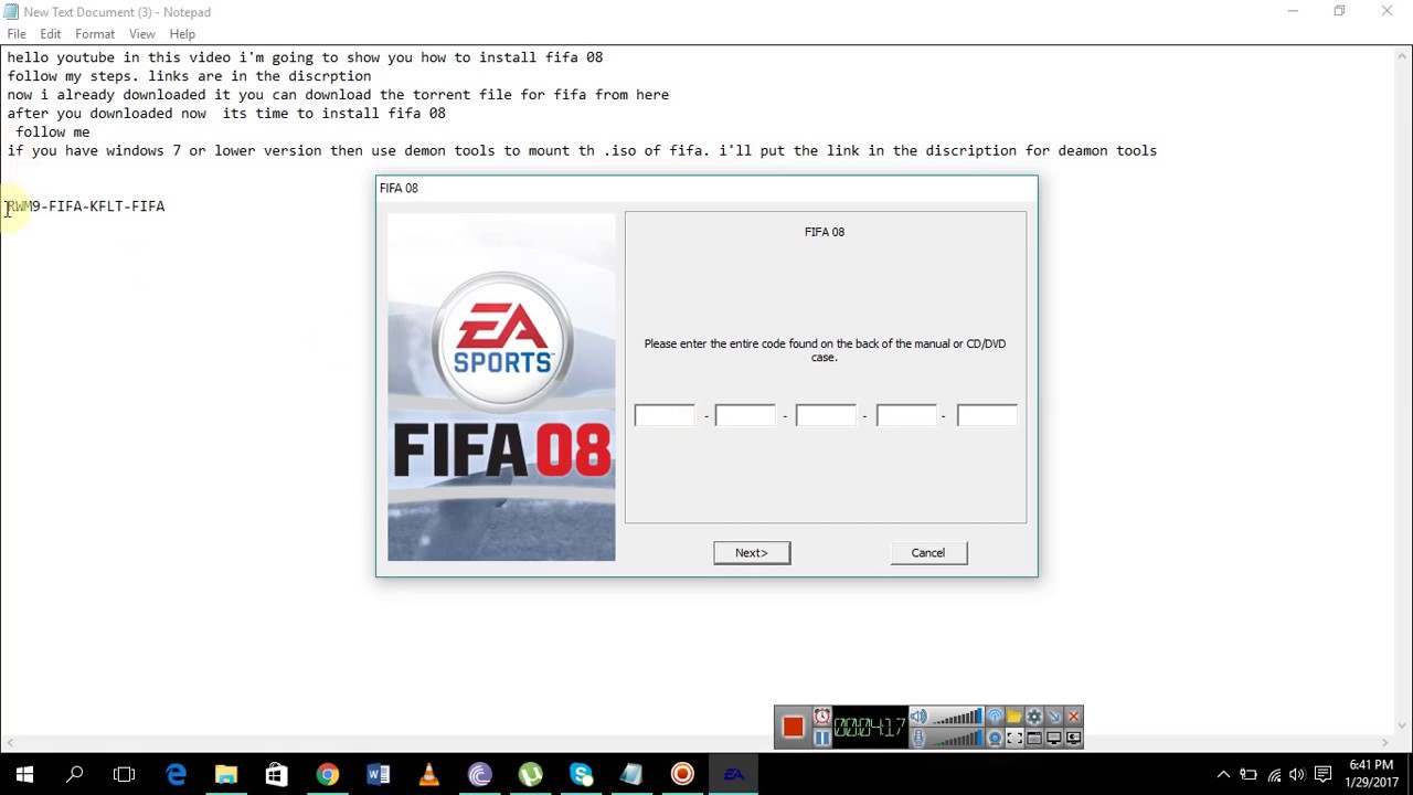 Fifa 08 user ini files